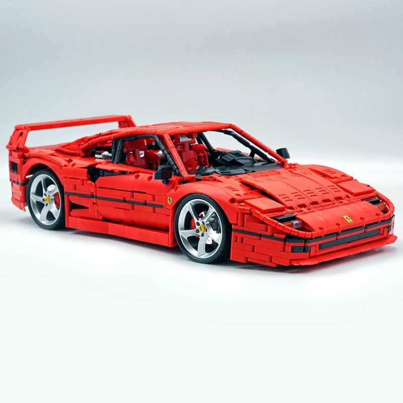 4026PCS Technical LOX Edition F40 Assembly MOC140629 Building Block Car Supercar Model Adult High Difficulty Racing Toys Y250701