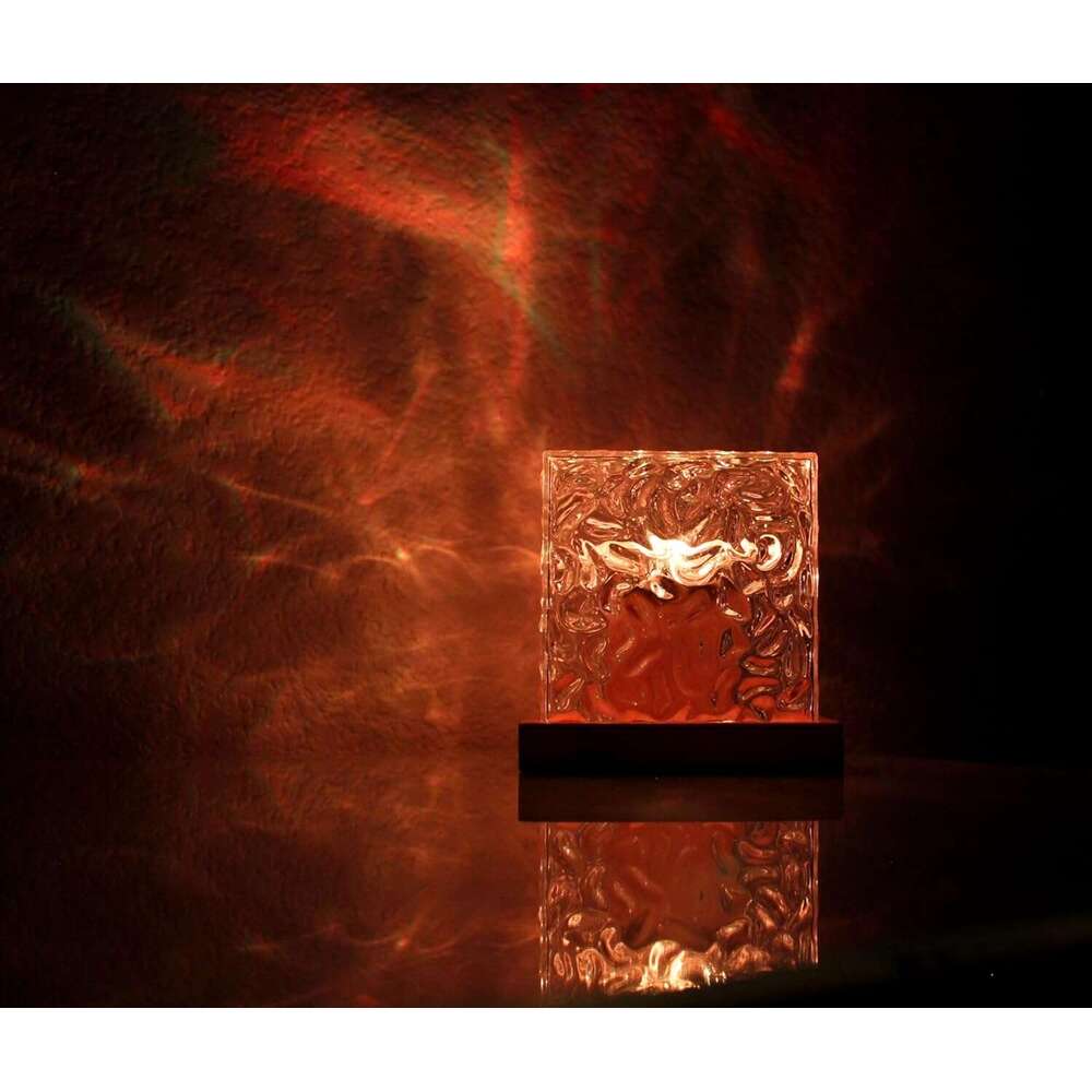 Projector Northern Lights Dimmable Ocean Wave Night Light with Remote Multi Mode Slow Moving Ripple Effect Underwater Aurora Halosphere Lamp for Bedro