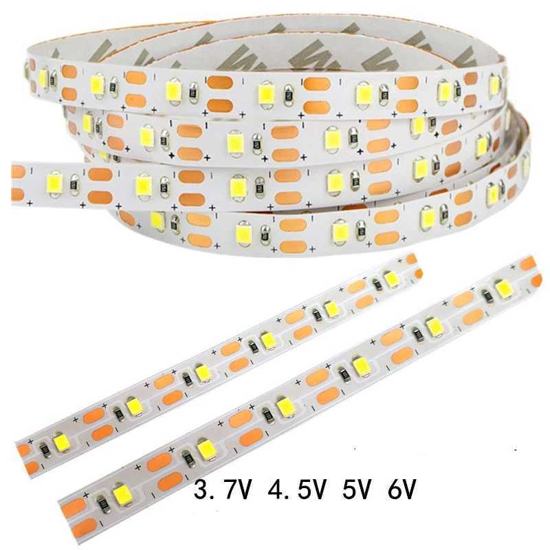 5m Low Voltage 3.7V 3V 4.5V 5V 6V 9V 12v RGB White Warm White LED Strip Atmosphere Flexible Tape Decoration Toy Gift DIY Light W250701