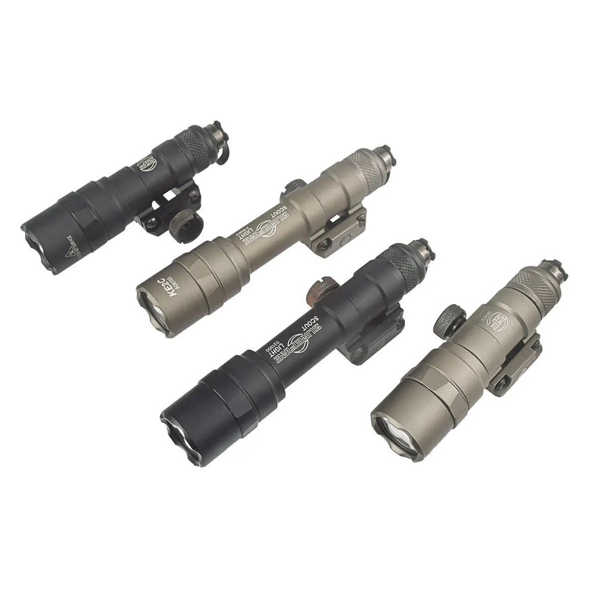 M600 M300 Tactical Surefire LED Flashlight Only Body No Switch Weapon Scout Light Fit 20mm Rail Hunting Airsoft Outdoor Hunting XJ250701