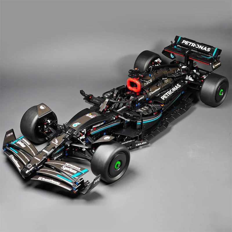 Technical IN stock NEW MOC F1 Racing Car Building Blocks Formula 1 Model Super Sport Car Assembly Vehicle Toys Gifts for Kid Boy XJ250702