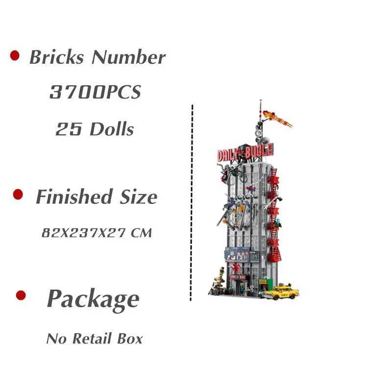 3772 PCS The Daily Bugle Building Uyumlu 76178 Yap Talar Yldnm Seti ocuklara Hediyeler tulalar doum gn hediyesi Y250701