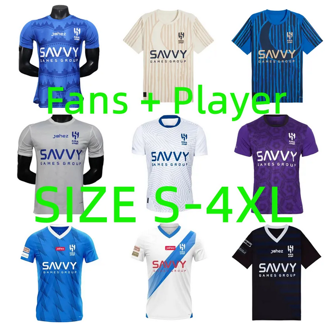 NEYMAR JR MITROVIC 2024 2025 2026 Al Hilal Saudi soccer jerseys MALCOM NEVES SERGEJ VIETTO KOULIBALY KANNO home away 24 25 26 football shirt men kids kit Player version