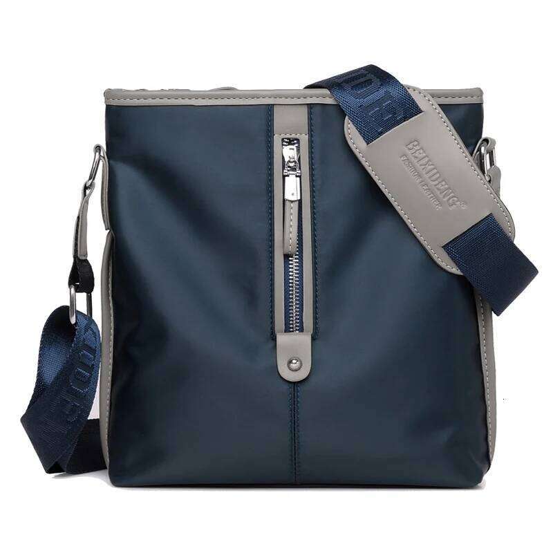 New Fashion Men Shoulder Oxford Men's Crossbody Bags Business Waterproof Short Trip Zipper Male Solid Color Messenger Bag