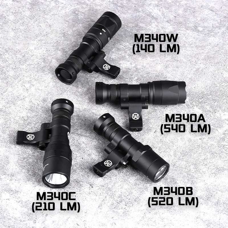 WADSN Airsoft M600 M300 Surefir Tactical Flashlight M640 M340 Weapon Light Rail Rotating Base Fit M-Lok Keymod Rail Mount XJ250701