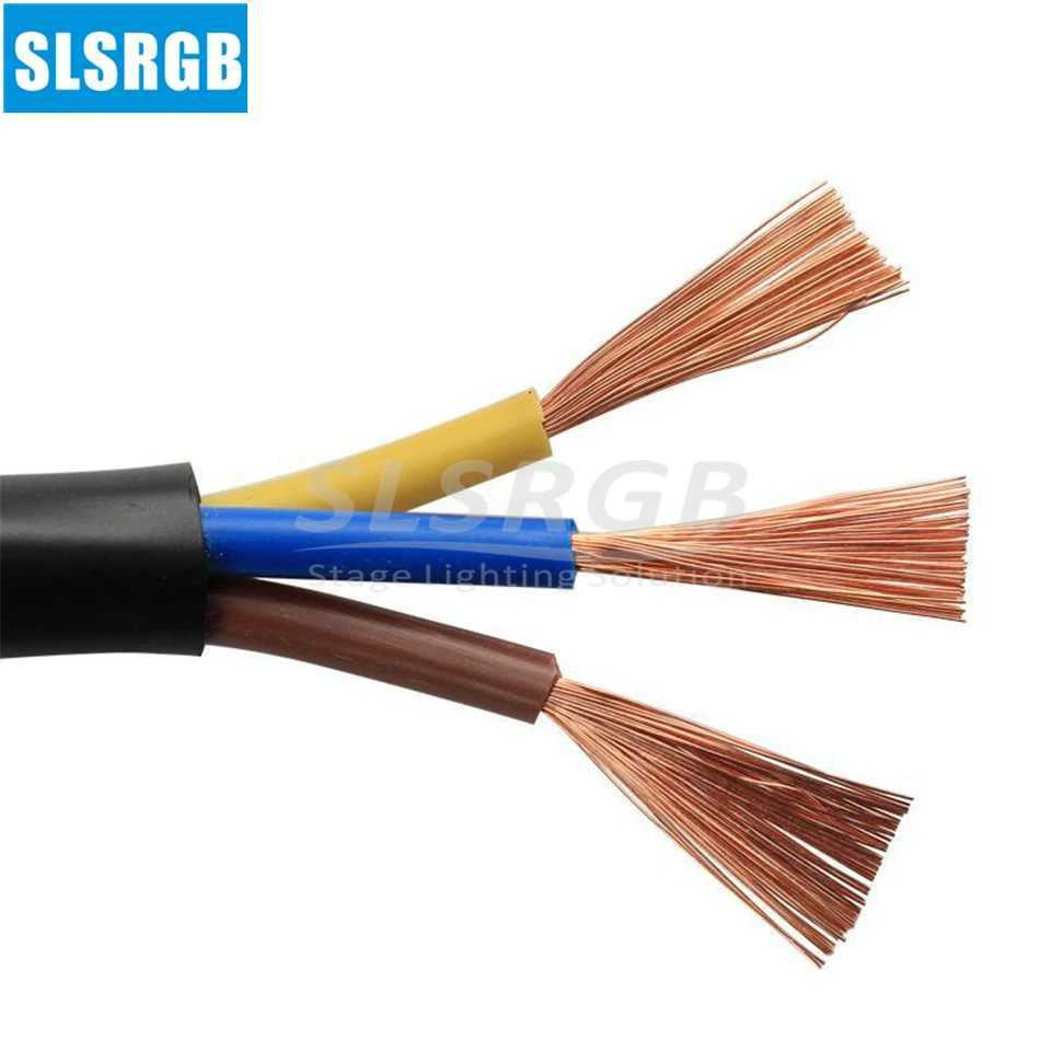 3X1.5mm 1.5SQ copper core 20A Powercon Cable Beam Moving Head Light hand in hand Extension Blue/Grey PowerCon Connector Cable W250701