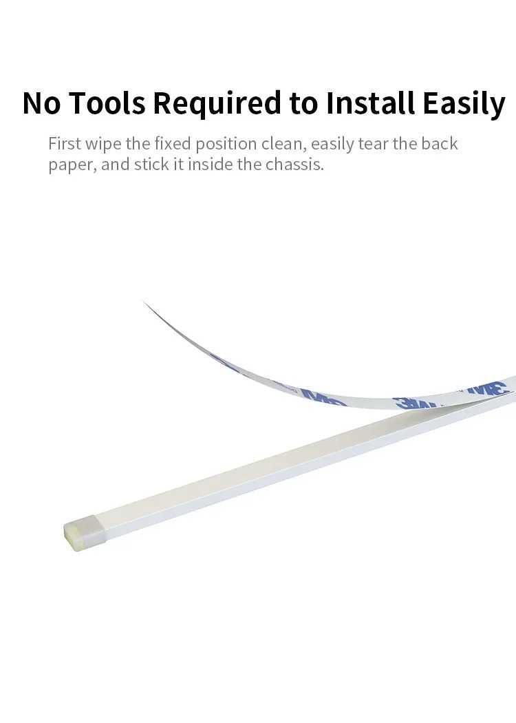 Soft Neon Addressable Rainbow PC WS2812b LED Strip Light for 5V 3pin ARGB Header PC Case Asus Aura Sync RGBIC Fusion MSI Mystic W250701