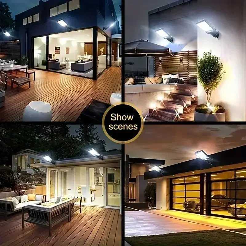 Solar Street Lights Outdoor Waterproof Human Body Sensing Courtyard Garden Wall Household Lights Rural Road Lighting Wall LightsXJ250624