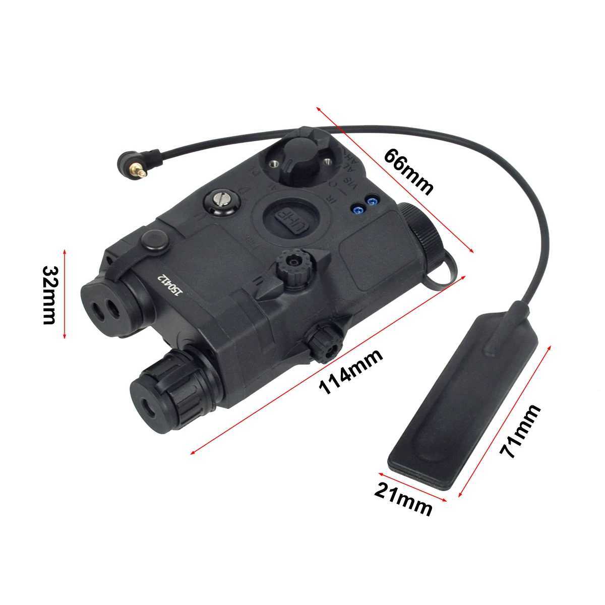 PERST-4 PEQ-15 PEQ15 LA5C Red Dot Green Blue Laser Indicator IR Fill Light Weapon Scout Light LED Strobe Flashlight PEQ XJ250701