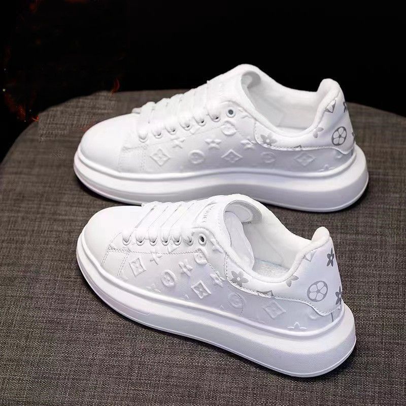 Designer Shoes: New couple fashion, versatile and trendy sports shoes, waterproof and durable sneakers, breathable white sneakers, casual shoes, Free 
