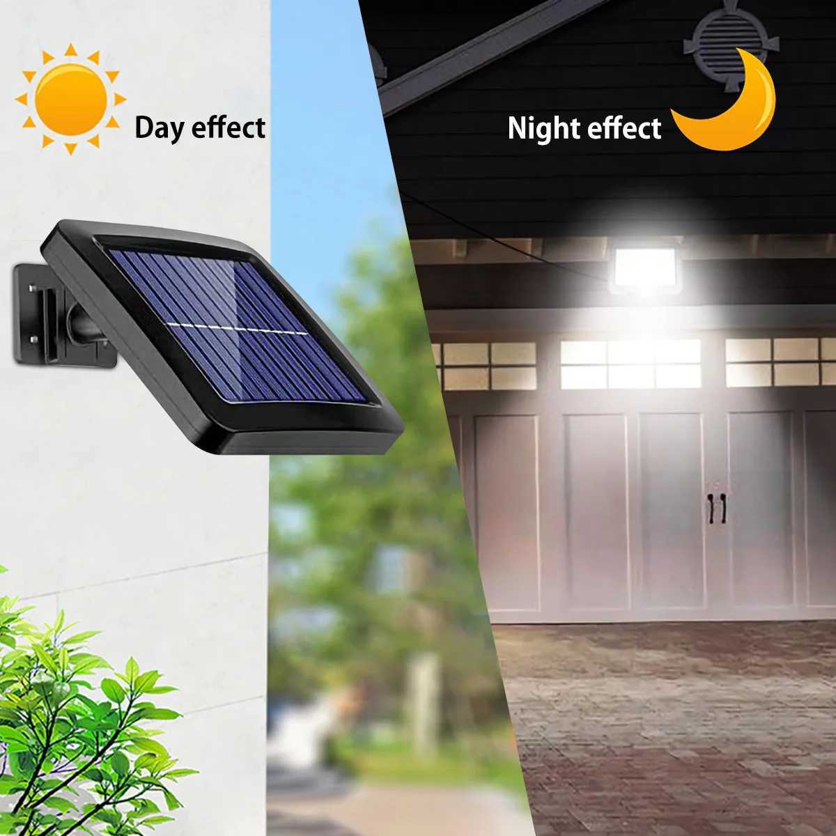 120COB Solar Street Light Motion Sensor Solar Light with 5m Extension Cord Indoor and Outdoor Lighting Wall Light SpotlightXJ250624