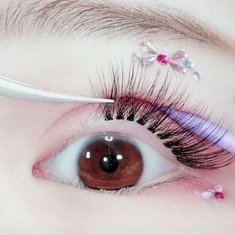 1 box 60 clusters 10/20D extension individual eyelashes, Natural Thick False Eyelashes, , Individual Eyelash Bunche X250702