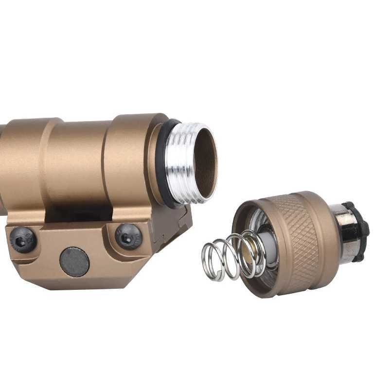 SureFir M300A M600C Scout Flashlight Airsoft Weapon Light Metal LED Tactical Lighting Torch Pressure Switch Constant/Momentary XJ250701