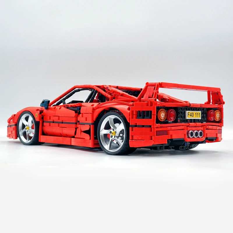 4026PCS Technical LOX Edition F40 Assembly MOC140629 Building Block Car Supercar Model Adult High Difficulty Racing Toys Y250701