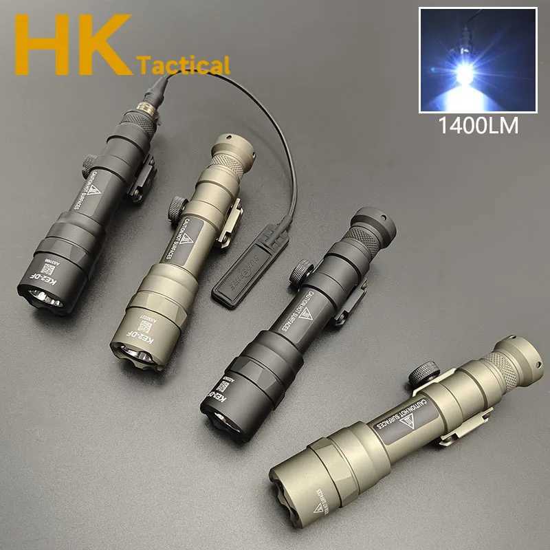 Tactical 1400 Lumens M300 M600DF Momentary/Constant High Power LED Strong Light Flashlight With Weapon Light SF Remote Switch XJ250701