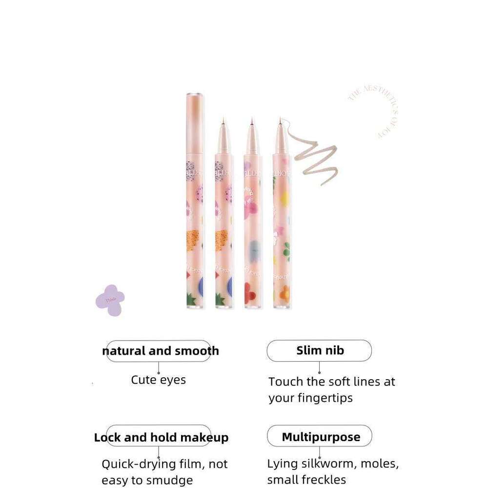 Flortte Aegyosal Pencil Very Beautiful Series Shadow Liquid Eyeliner Pen Long-Lasting Waterproof Non-Sdge Eye Makeup X250702