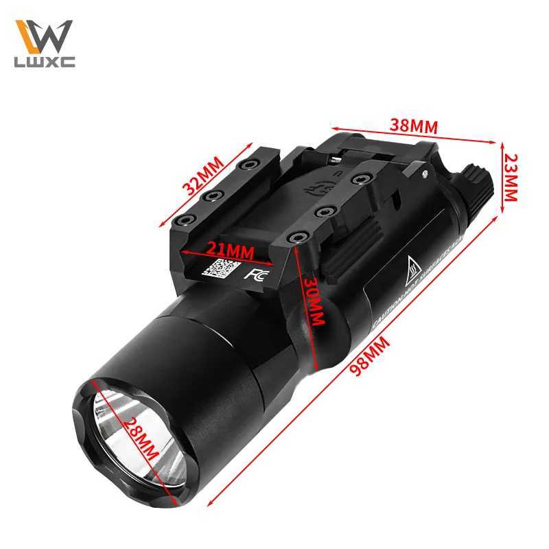 Tactical SF X300 X300U Ultra Scout Light Metal Pistol LED Light Fit 20mm Rail Airsoft Hanging Hunting Flashlight Fit 20mm RailXJ250701