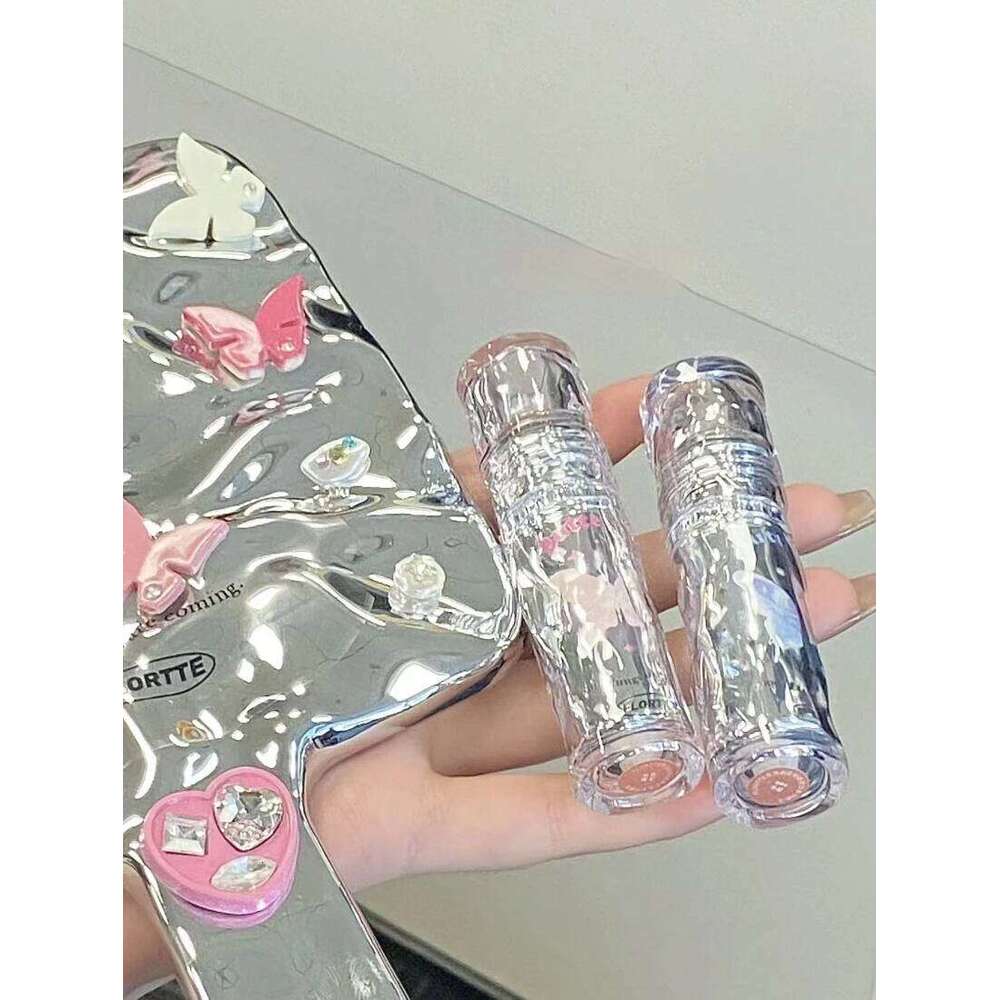FLORTTE Butterfiy Series Lipstick Mirror Lipgloss Surface Waterproof Film-forming Long Lasting Not Easily Decolorized X250702