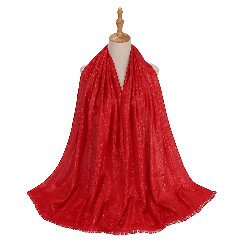 T1111 Silk satin scarf Malaysia Indonesia solid color head scarf