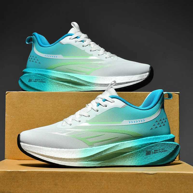 Men Running Shoes Woman Trainer Race Breathable Couple Sneakers Men Sneakers Lace Up Toe Cushioning Shoes for Men Carbon Plate Z250702