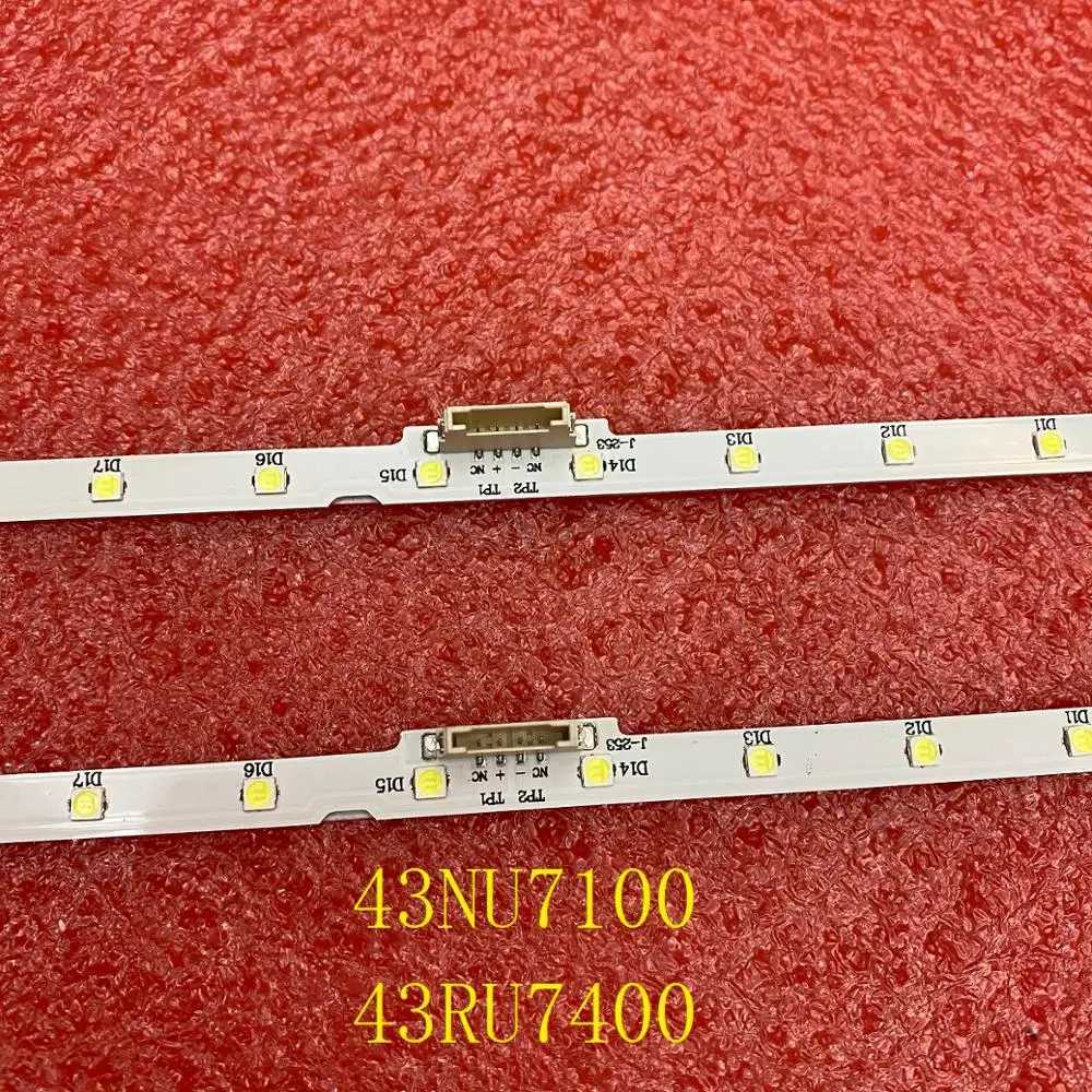 LED backlight strip for Samsung 43NU7100 UN43NU7100G UN43NU7100 UE43NU7100 UE43NU7120 UE43NU7170 UN43RU7400 BN61-15482A W250701