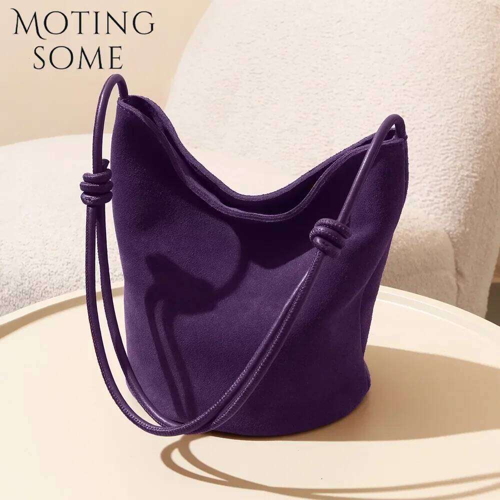 Elegant Women's Mini Tote by Motingsome: Soft Suede with Adjustable Straps & Classic Design