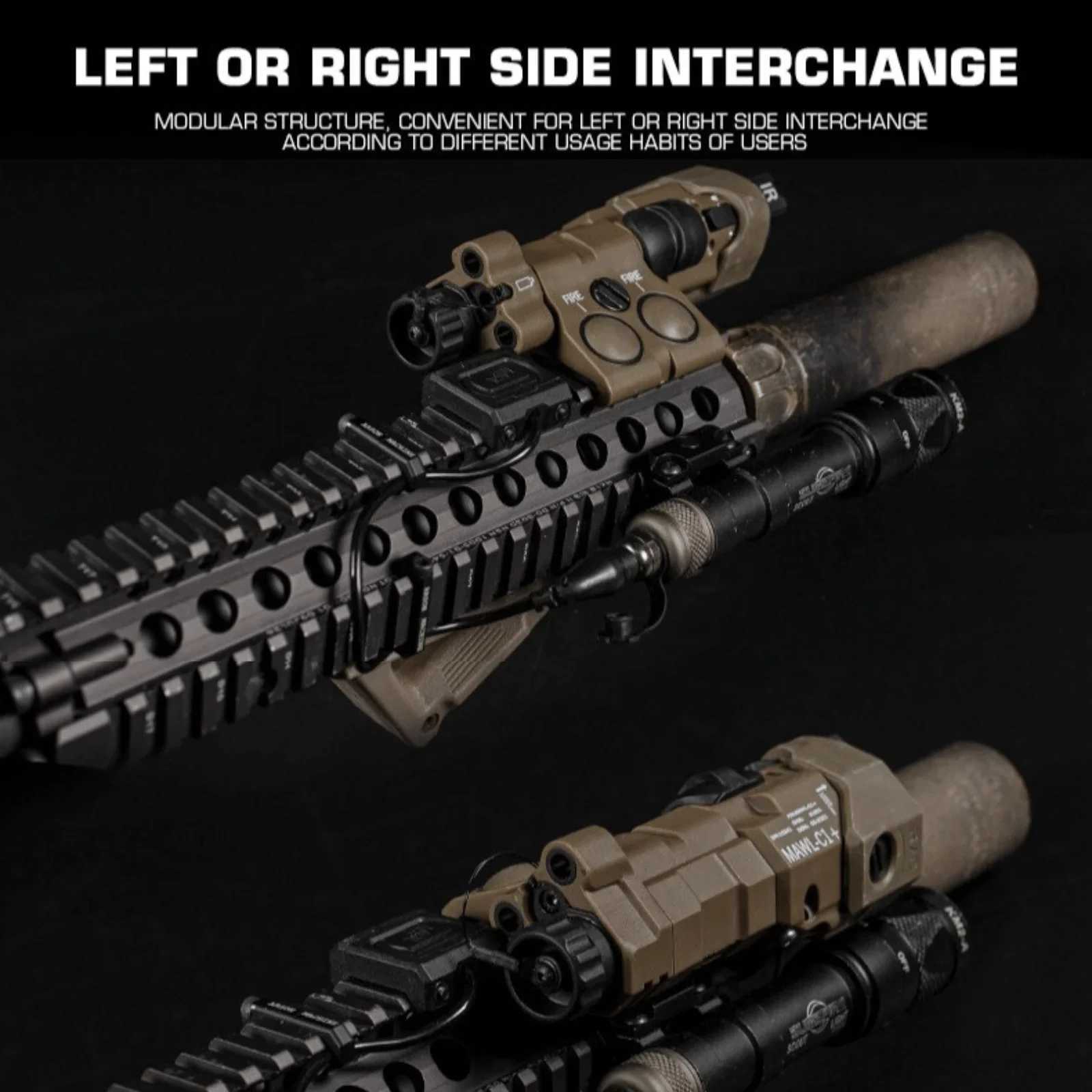 Battery Case MAWLC1 Style for CR123/AAA/AA Dummy Aiming Device Waterproof Stored Box for Airsoft Cosplay Ornament OutdoorXJ250701