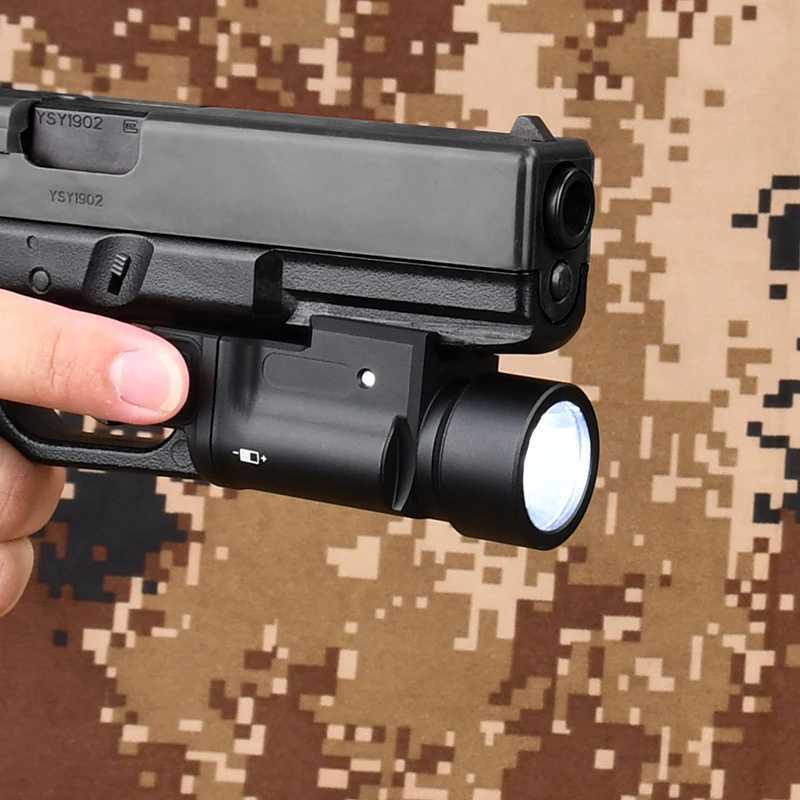 WADSN Zenitco KLESCH-1 1S GEN.2.0 Tactical Airsoft Flashlight Metal LED Rifle Weapon Scout Pistol Light Fit Hunting 20mm Rail XJ250701