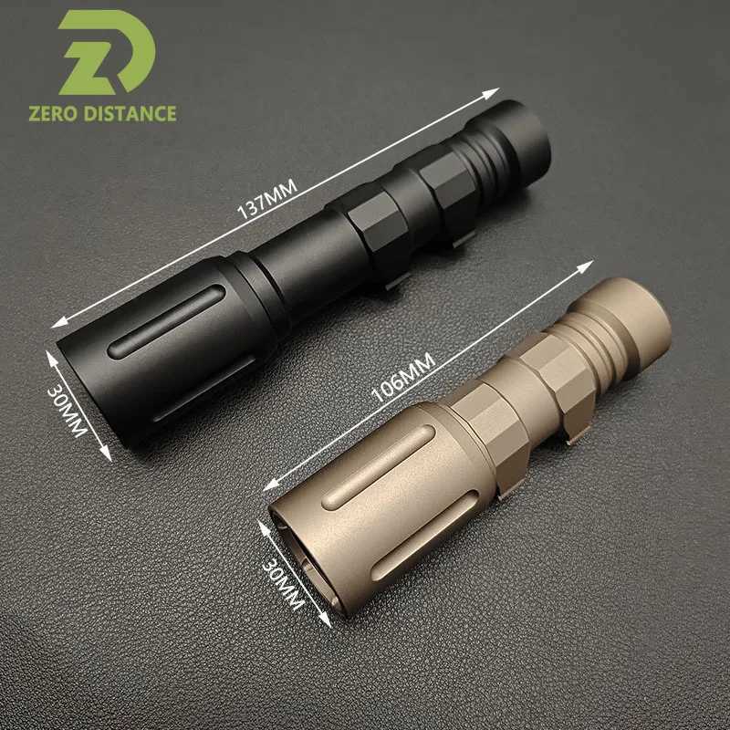 Tactical Gear PlhV2 Flashlight LED White High Power Metal Light 1000 Lumens AR15 HK416 Airsoft Hunting Weapon Scout LightXJ250701
