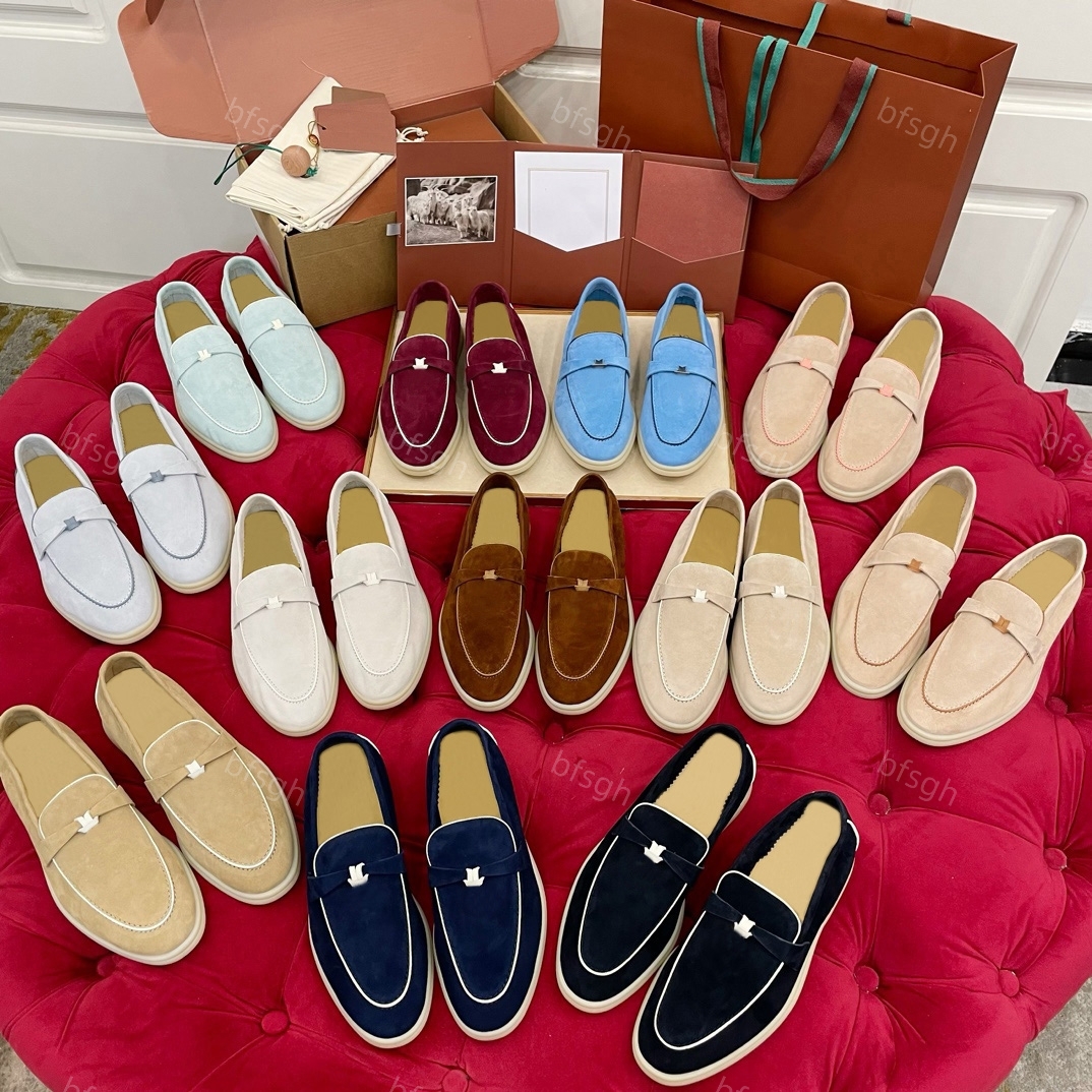 designer loafers womens casual shoes loafers men leather Fashion luxury flats designer shoes dress shoes top quality