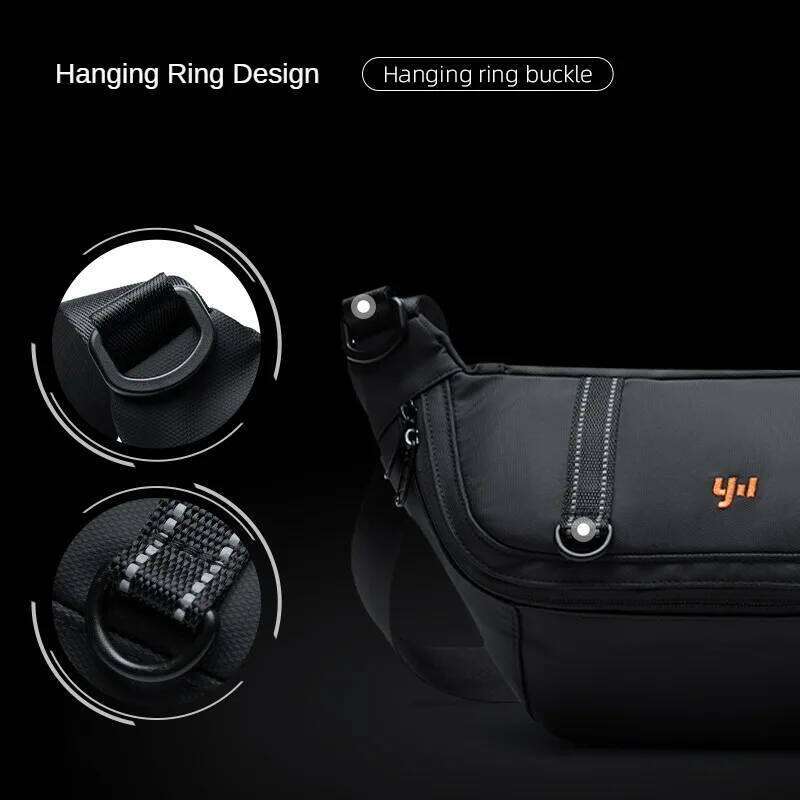 2024 Premium PVC Waterproof Men's Crossbody Reflective Design 9.7inch IPad Multiple Pockets Casual Sling Bag For Youth