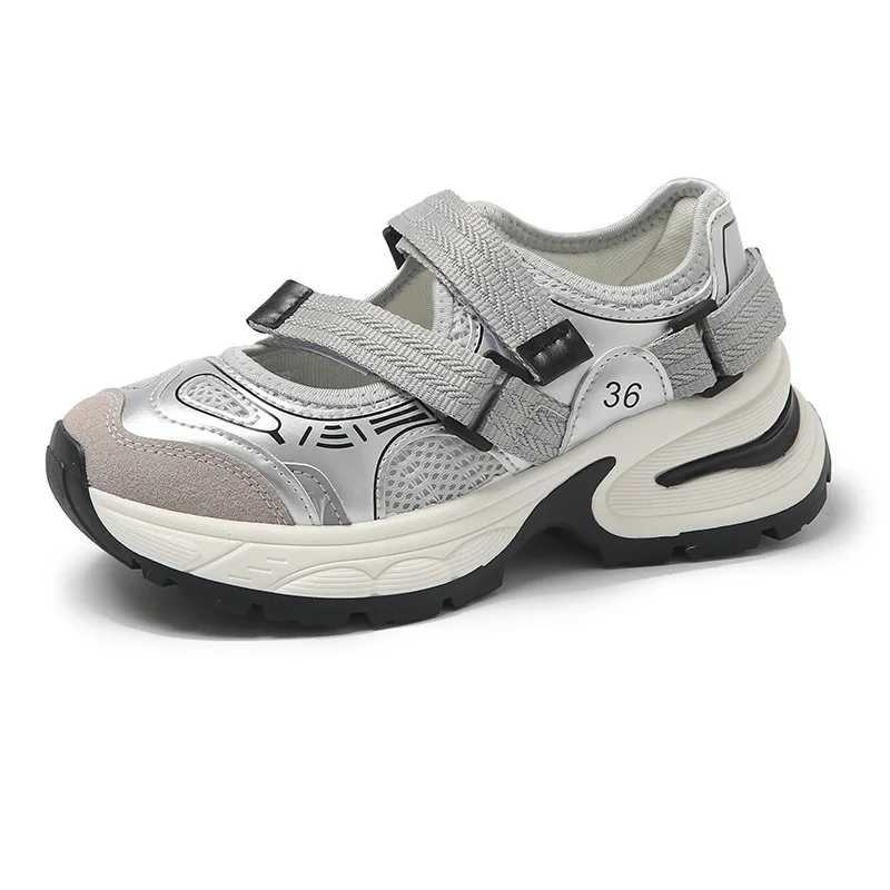Womens Sandals Autumn New Thick Sole Hollow Head Pah Color Sports Shoes Casual Fi Increase Breathable Non-slip Shoes XJ260702