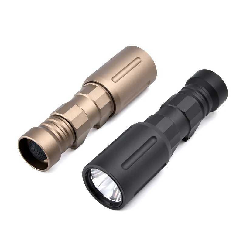 WADSN ModL Tactical LED Powerful Flashlight 1000 Lumens Scout Light Airsoft Weapon Light For Picatinny Rail AR15 Accessories XJ250701