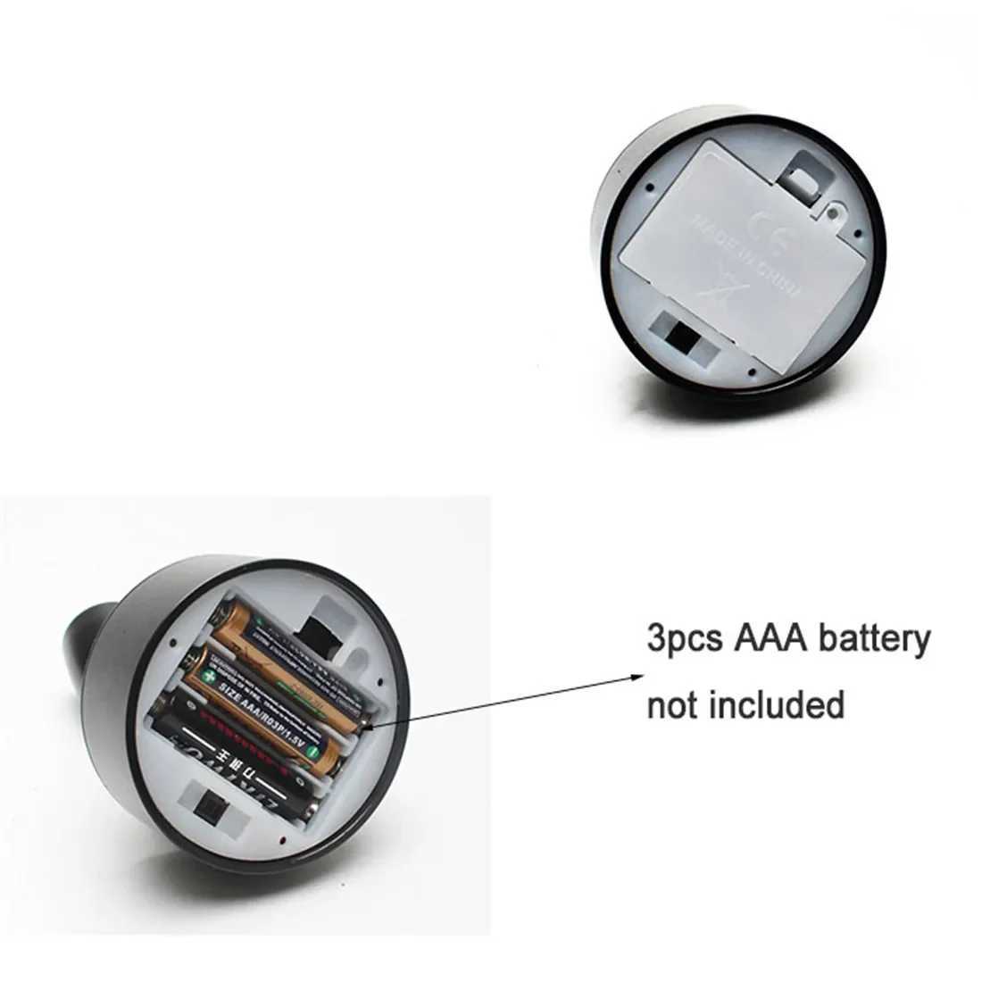 Black 2W Battery Portable LED Spot Lights for Jewelry Cabinet Lamp AAA Dry Battery Powered 3000K 6000K Table Desk on SpotlightXJ250624