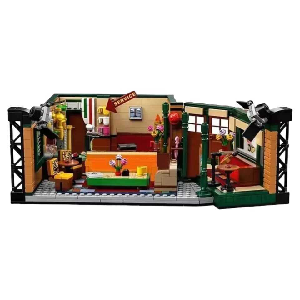 Hot sales Friends Apartment 1070 pcs Model Building Blocks Bricks Toys Central Perk Model comes with figures Birthday gifts XJ250702