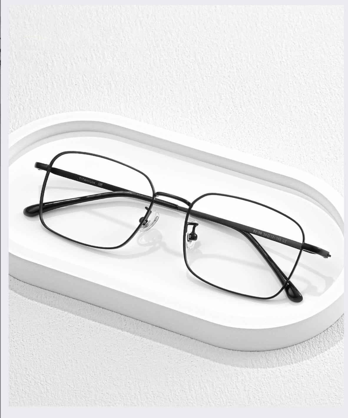 Fashion Sunglasses 3pcs/lot Square Clear Sunglasses Metal Frame Anti-Blue Light Non-Prescription Unisex Glasses