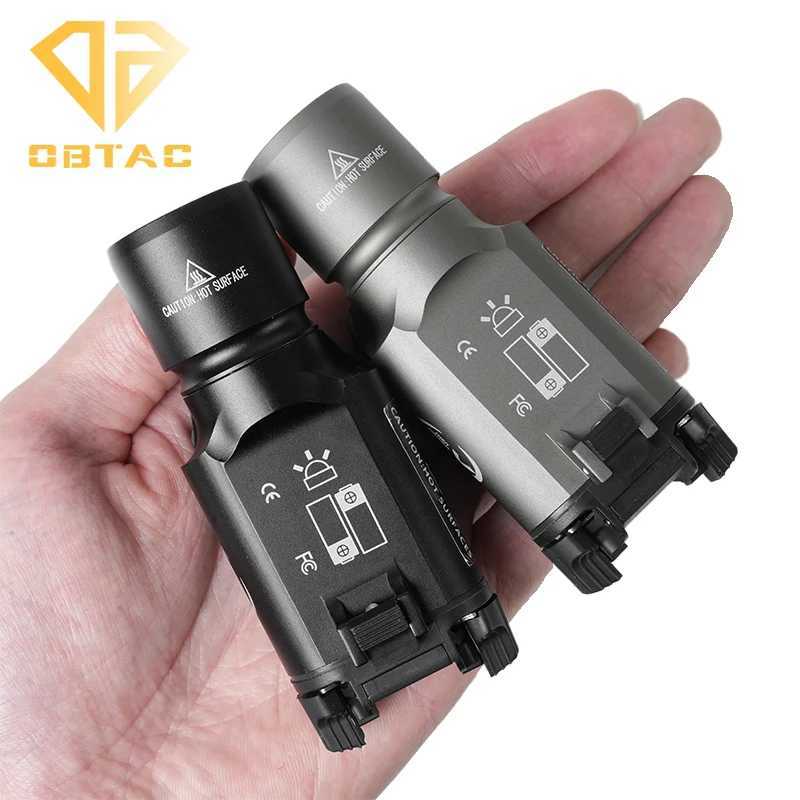 Tactical SF M300C M600C Metal Flashlight Strobe Scout Light X300 X300U Ultra Airsoft Hunting Weapon Scout Light Fit 20mm Rail XJ250701