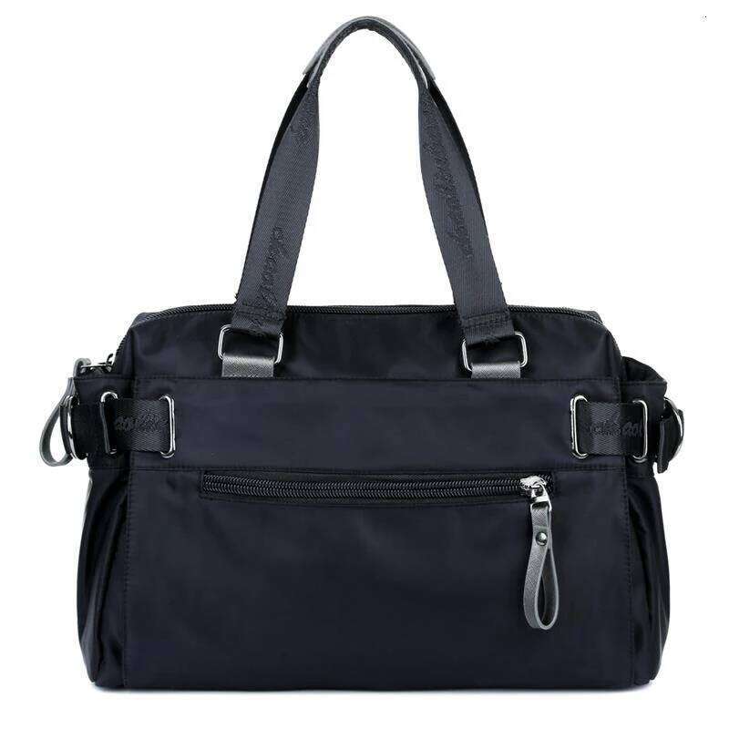 New Unisex Portable Nylon Handbags Large Multifunctional Shoulder Bag Solid Color Weekend Lage Tote Wholesale High Quality