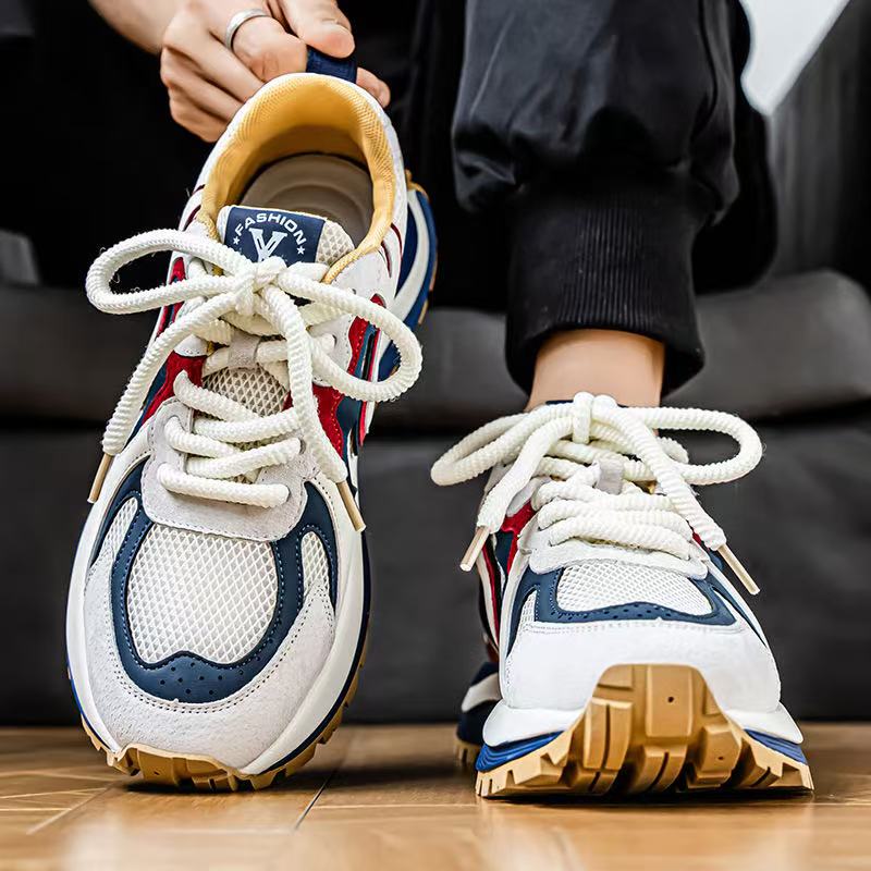 2023 New Designers Trendy Running male Fashion Mix Color Outdoor Sport Sneakers Up Athletic Trainers Shoes d8fc