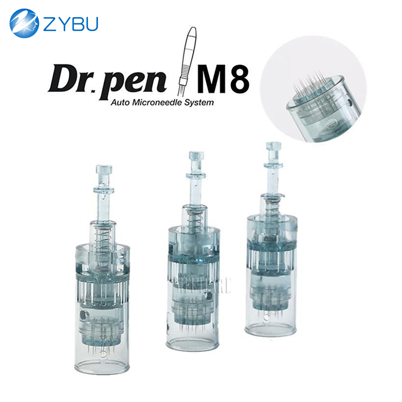 50pcs Bayonet Needle Cartridges For Dr.Pen M8 Replacement 11/16/24/36/42/Nano Pin Meso therapy Treatment MTS Tips