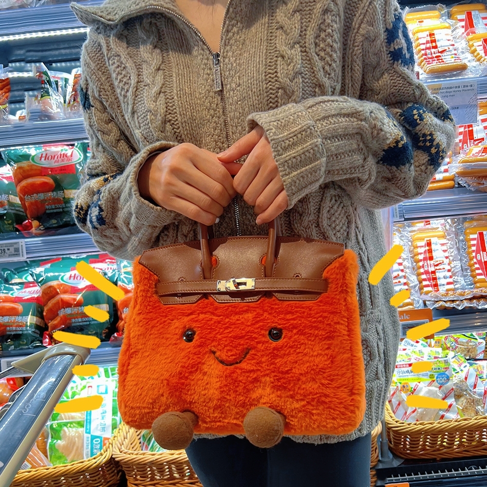Best Seller Designer Bag Selling Hot Cute Plush Storage Tote Crossbody Large Capacity Daily Handbag Shoulder Dual Purpose Gift For Women Designer Bag