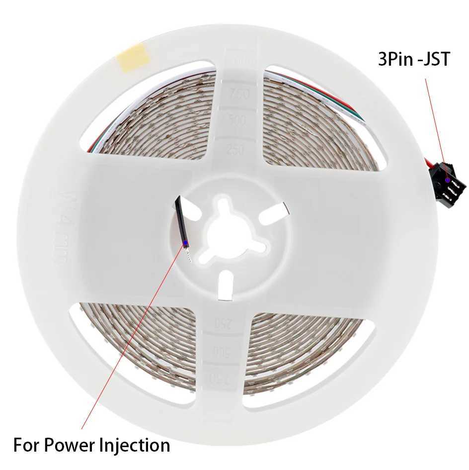 Super Thin 3mm WS2812b LED Strip Light DC 5V 12V Individually Addressable SPI RGB Pixel LED Tape Ribbon Dream Color DIY W250701