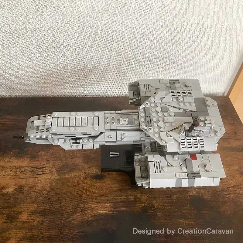 NEW MOC Spaceship BC-304 Daedalus-Class Battlecruiser Midi-Scale Building Blocks Kit DIY Bricks Model Toys Gift for Kids Adults Y250701