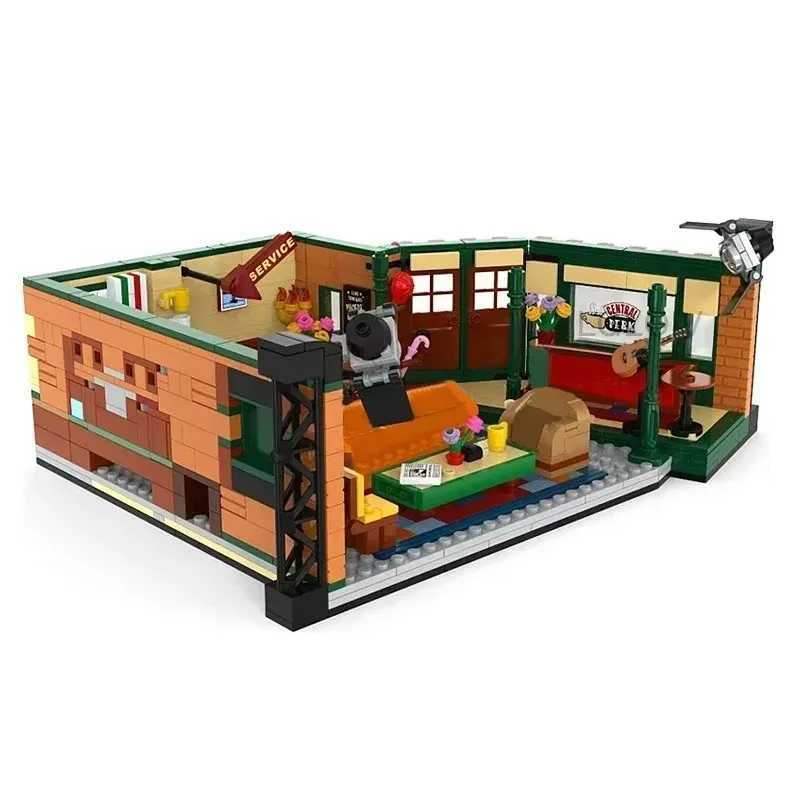 Hot sales Friends Apartment 1070 pcs Model Building Blocks Bricks Toys Central Perk Model comes with figures Birthday gifts XJ250702
