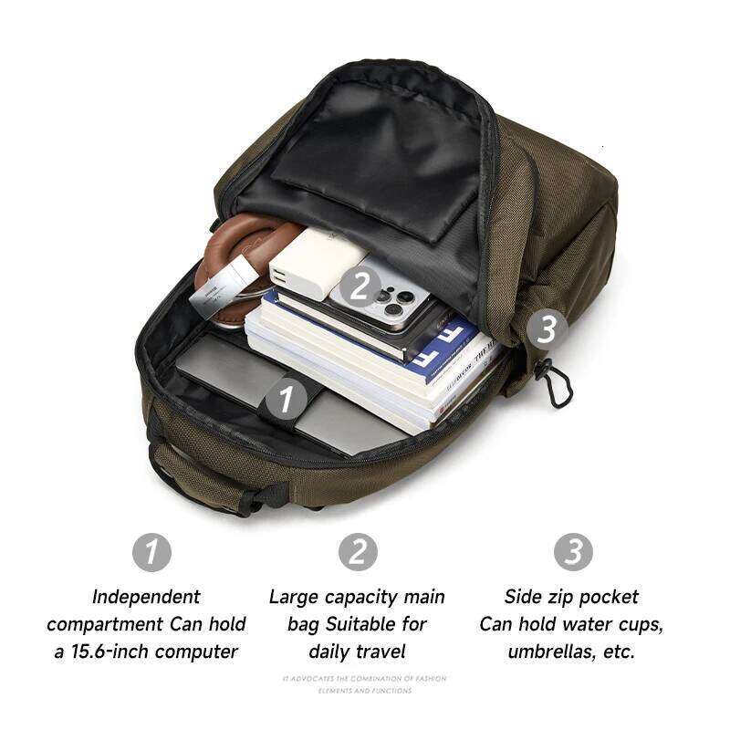 MOYYI 17 inch Laptop Men Travel Business Large Capacity School Backpack Oxford Cycling Daypack Bag Fashion