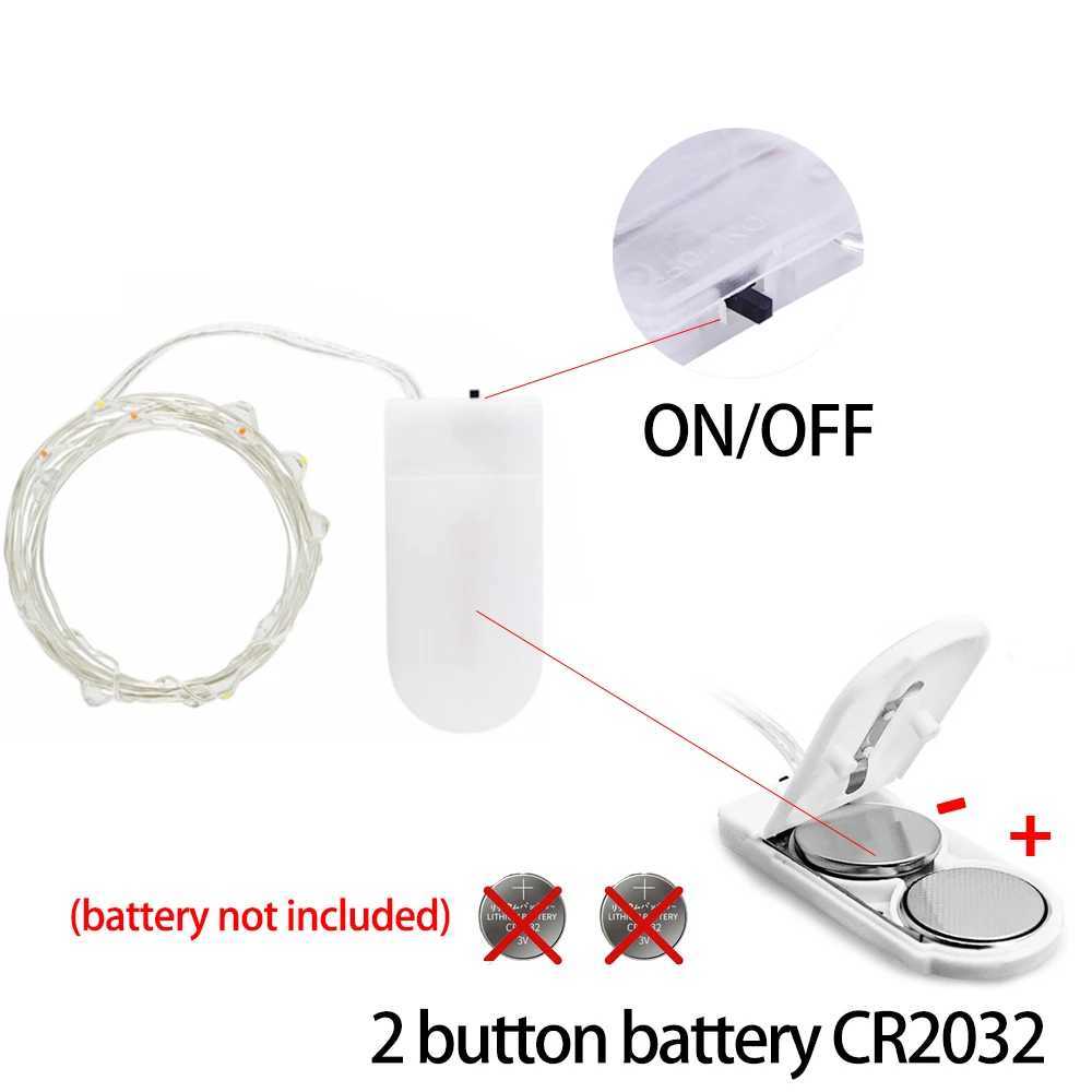 Led Copper Wire Fairy Lights Waterproof LED String Lights Battery Operated DIY Wedding Party Christmas Decoration Garland W250701