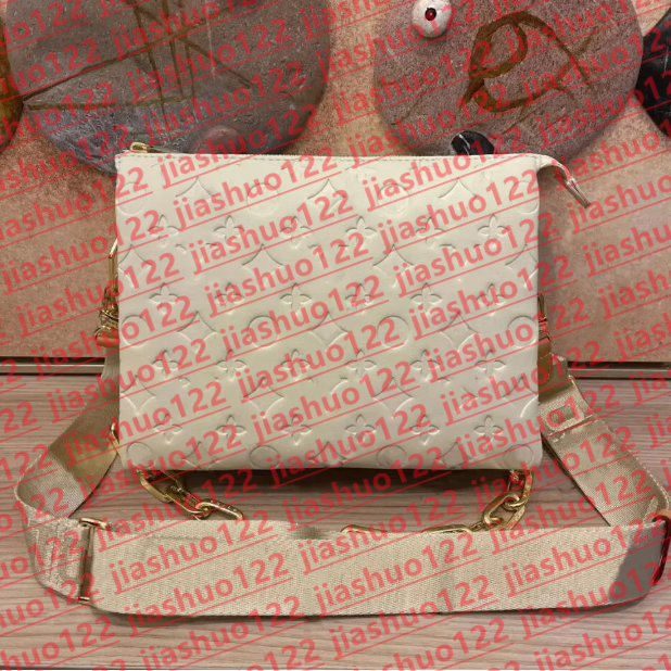 Coussin PM crossbody bag Embossed puffed sheep skin Ladies purse women designers handbag Portable pochette clutch