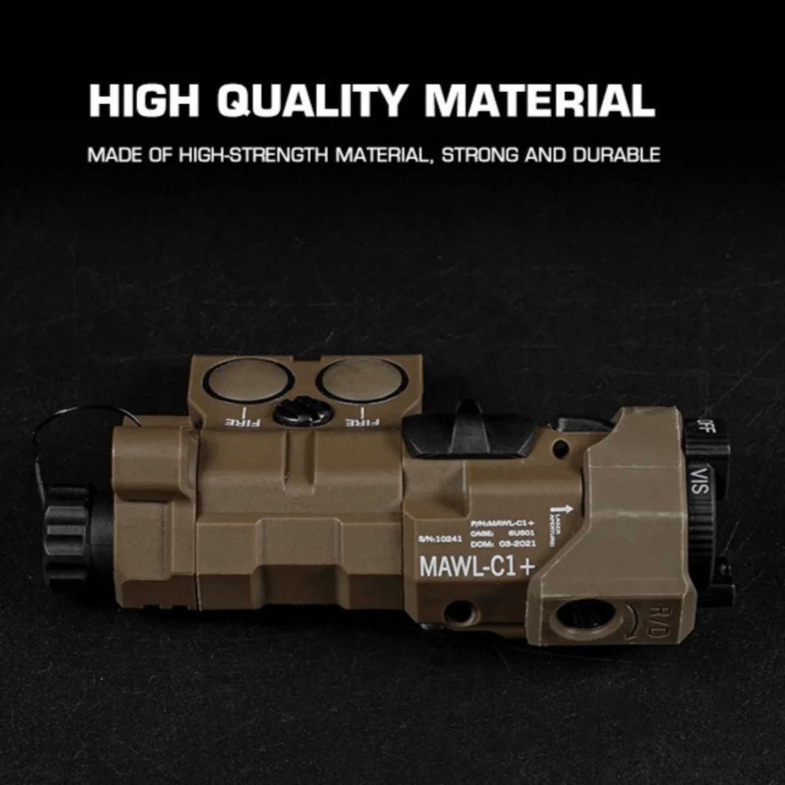 Battery Case MAWLC1 Style for CR123/AAA/AA Dummy Aiming Device Waterproof Stored Box for Airsoft Cosplay Ornament OutdoorXJ250701