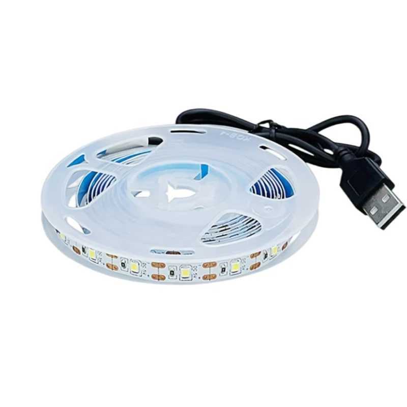 Red 5V USB Charging LED Strip Lights Tape for Smart TV Backlight for Gaming Room Decoration Home Bedroom Room Decor Lighting Lamp W250701