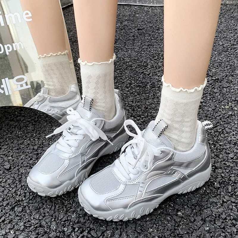 2025 Women Summer Platform Height Increase 7CM Luxury Sports Shoes for Women Fi Tennis Breathable Womens Shoes XJ250712